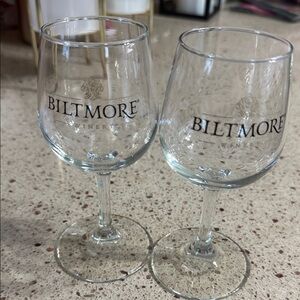 Biltmore Clear Stemmed Wine Glass Set
